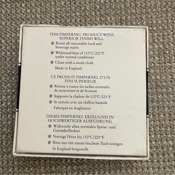 Pimpernel Set Of Four Cork board Placement With Six Matching Coasters Snowman - Picture 6 of 7